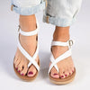Tsonga Umnyango Leather Cork Wrap Sandals - White Cayak-Tsonga-Buy shoes online
