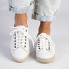 Tsonga Yebo Leather Espadrille Sneaker - White Cayak-Tsonga-Buy shoes online