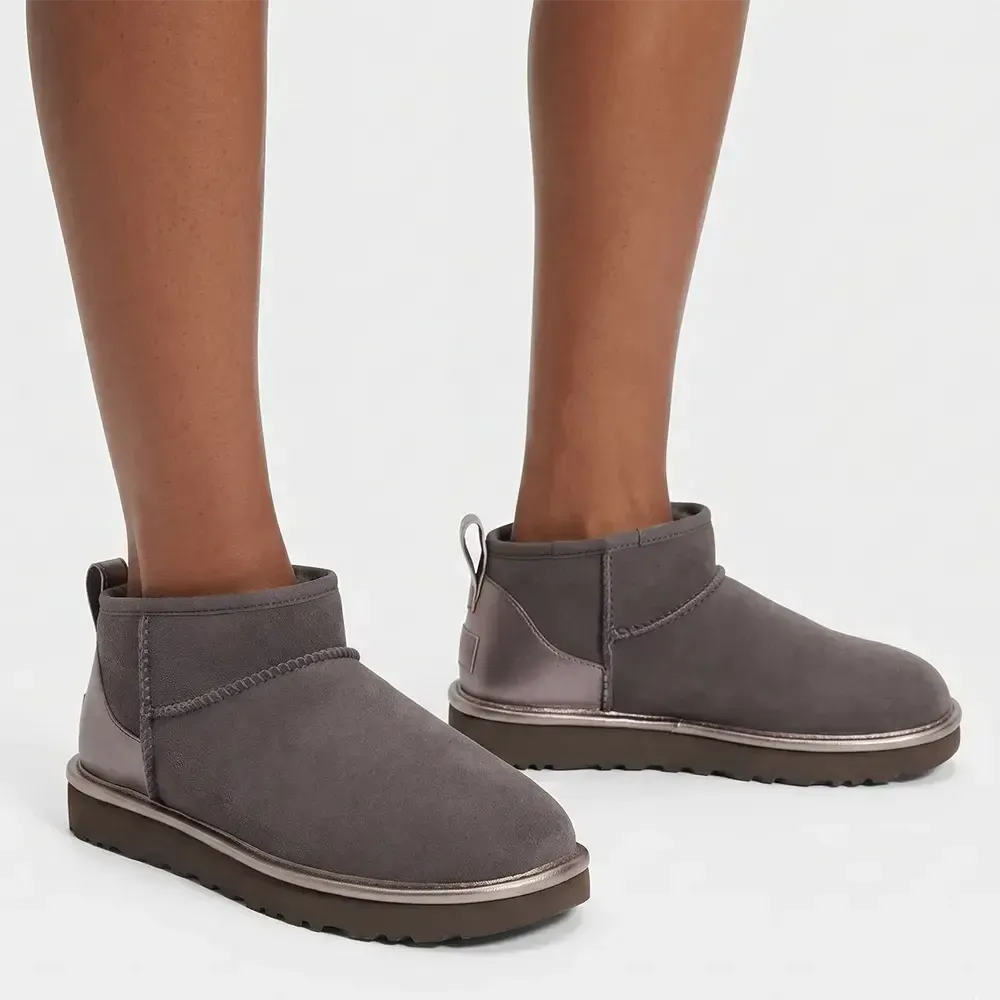 UGG Classic Ultra Mini Boot - Charcoal | Shoe Box Online Store