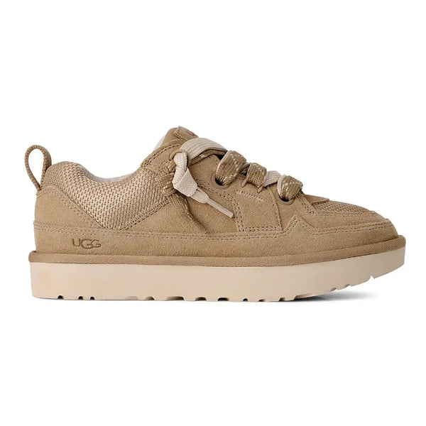 UGG Womens LO Lowmel Leather Sneaker - Mustard Seed
