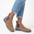 Veldskoen Leather Chelsea J Bay - Blue Sole / Grain Suede