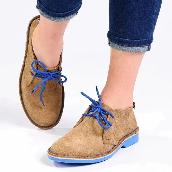 Veldskoen Leather Heritage J Bay - Blue Sole / Grain Suede
