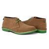 Veldskoen Leather Heritage Lowveld- Green Sole/Tan Grain Suede