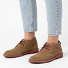 Veldskoen Leather Heritage Maries - Maroon Sole/Tan Grain Suede