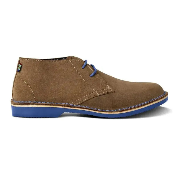 Veldskoen Leather Traditional Heritage J Bay - Blue Sole / Grain Suede