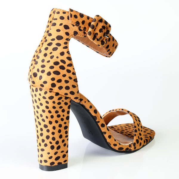 Madison Angelique Block Heel - Bambi Print