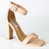 Madison Angelique Block Heel - Nude