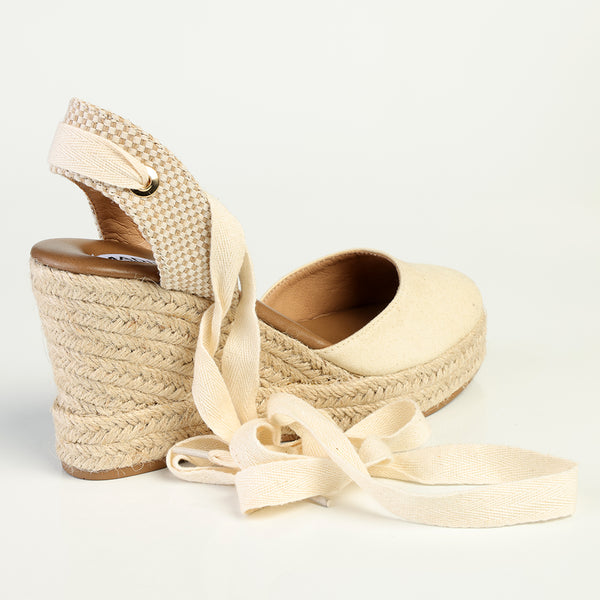 Madison Leena Wedge - Natural Nude