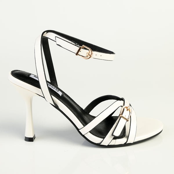 Madison Faith Heel - White