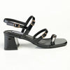 Madison Claire Block Heel - Black