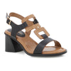 Pierre Cardin Block Heel - Black/Beige
