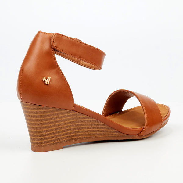 Butterfly Feet Shani Wedge - Tan