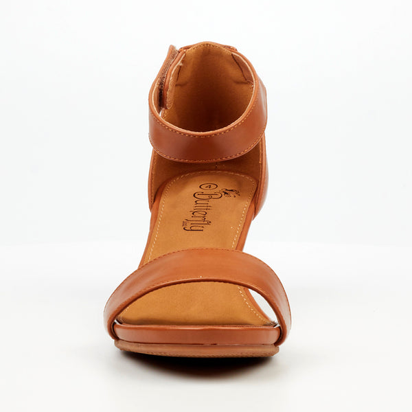 Butterfly Feet Shani Wedge - Tan