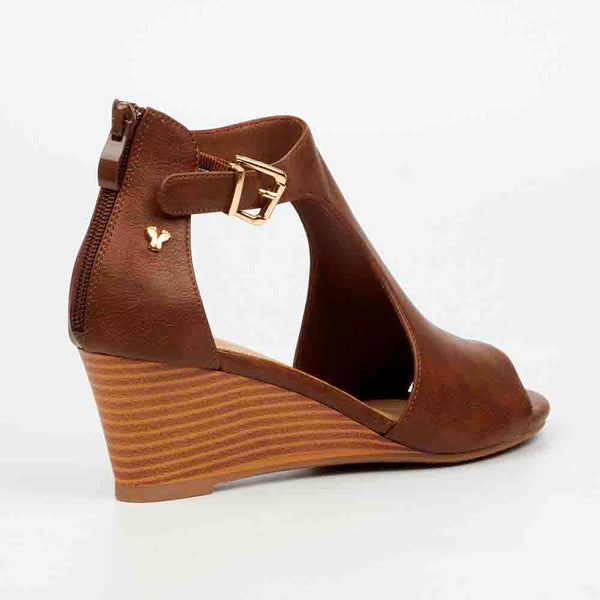 Butterfly Feet Shani 15 Wedge - Chocolate