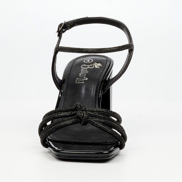 Butterfly Candi 1 Heel - Black