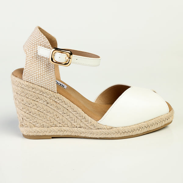 Madison Poison Wedge - White