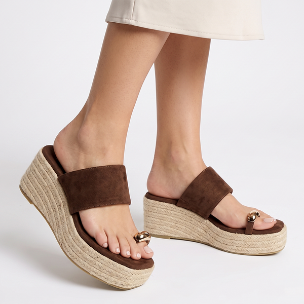 Madison Piston Wedge - Chocolate