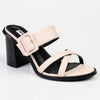Madison Block Heel - White