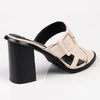 Madison Block Heel - White