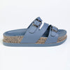Alessio Asymetric 3 Strap - Petrol Blue