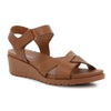 Soft Style By Hush Puppies Atiana Wedge Sandals - Burnish Brown