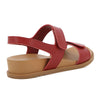 Hush Puppies Lucia Leather Wedge - Red