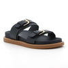 Hush Puppies Leather Hadley Sandals - Black