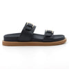Hush Puppies Leather Hadley Sandals - Black