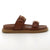 Hush Puppies Leather Hadley Sandals - Cognac