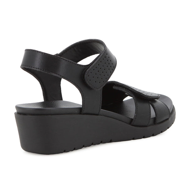 Hush Puppies Dolores Wedge - Black