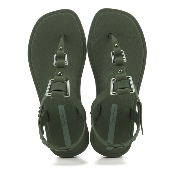 Ipanema Class Urbane Sandals - Green Metal