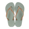 Ipanema Anatomica Thong Sandal - Green/Gold