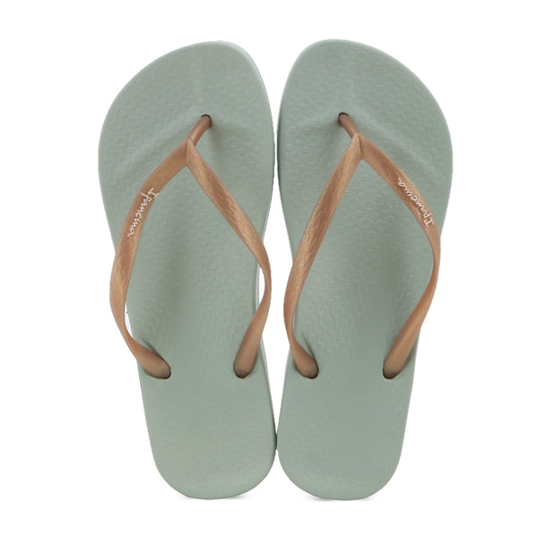 Ipanema Anatomica Thong Sandal - Green/Gold