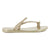 Ipanema Glam Toe Ring Sandal - Beige/Gold