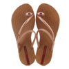 Ipanema Glam Toe Ring Sandal - Rose Metallic