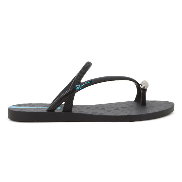 Ipanema Glam Toe Ring Sandal - Black/Blue
