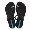 Ipanema Glam Toe Ring Sandal - Black/Blue