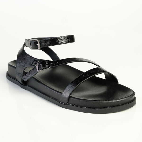 Madison Pearl Sandal - Black