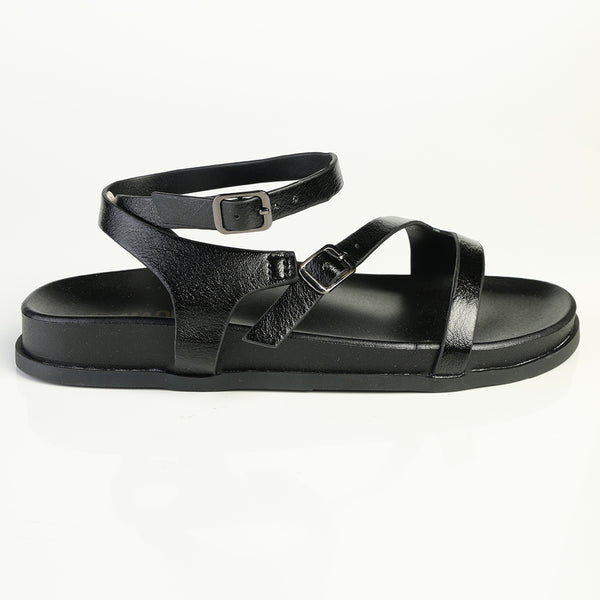 Madison Pearl Sandal - Black