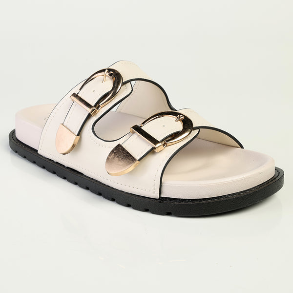 Madison Barabara Sandal - Off White