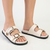 Madison Barabara Sandal - Off White