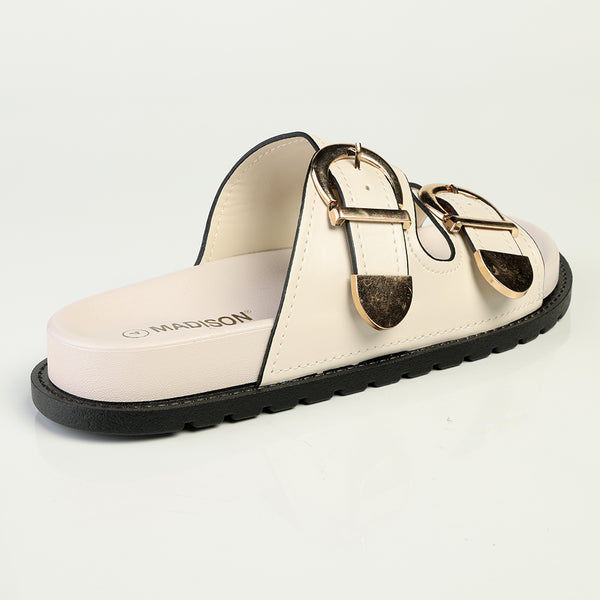 Madison Barabara Sandal - Off White