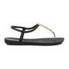 Ipanema Fundo Do Mar Sandal - Black/Gold