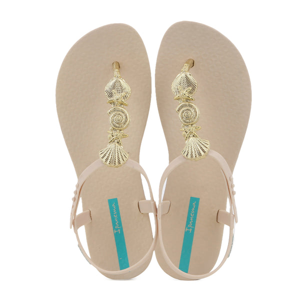 Ipanema Fundo Do Mar Sandal - Beige/Gold