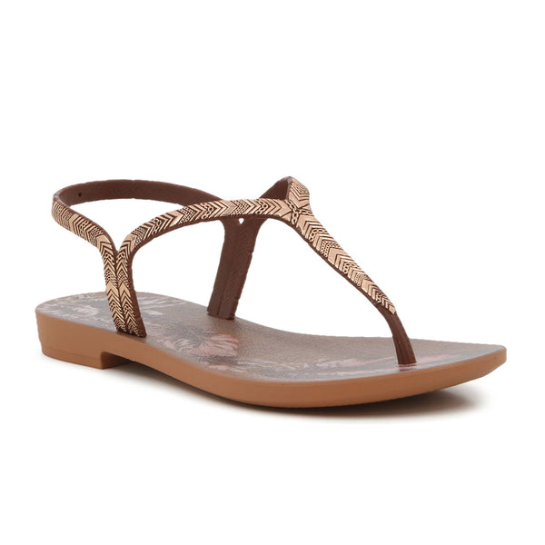 Grendha Amor Em Flor Sandal - Brown