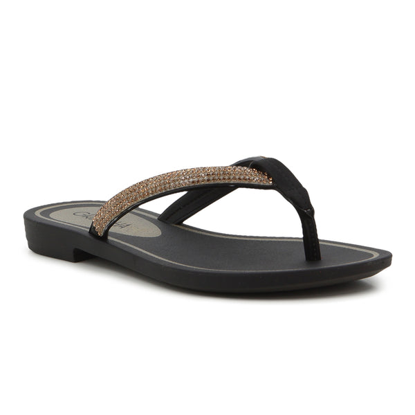 Grendha Brilho Rast Sandal - Black Brown