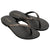 Grendha Amor Em Flor Thong Sandal - Black Glitter