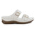 Pierre Cardin Twin Buckle Sandals - White