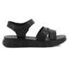 Pierre Cardin Velcro Strappy Sandal  - Black