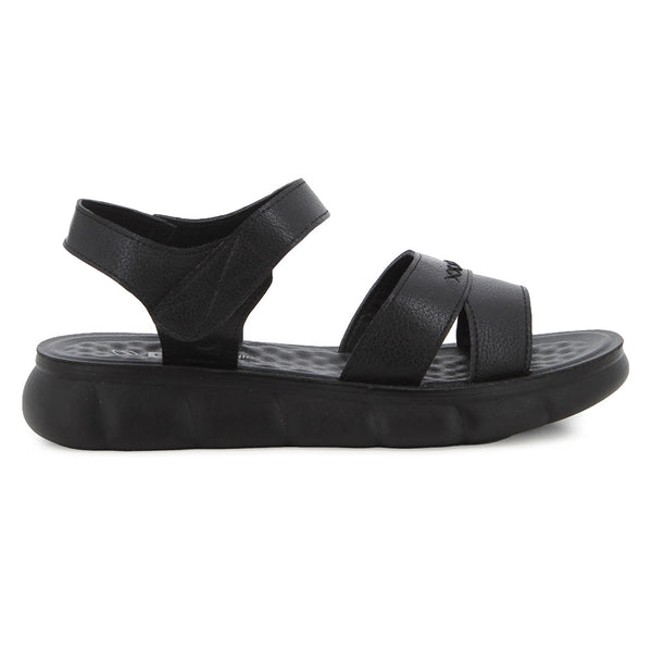 Pierre Cardin Velcro Strappy Sandal  - Black